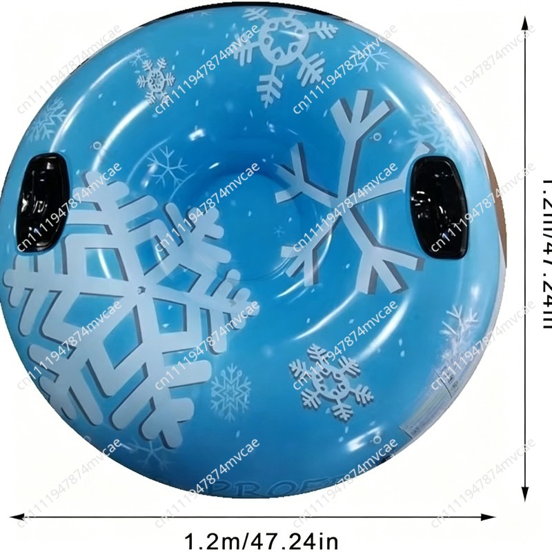 Kids Outdoor Youtube - Kids Inflatable Snow Sled, Double Side