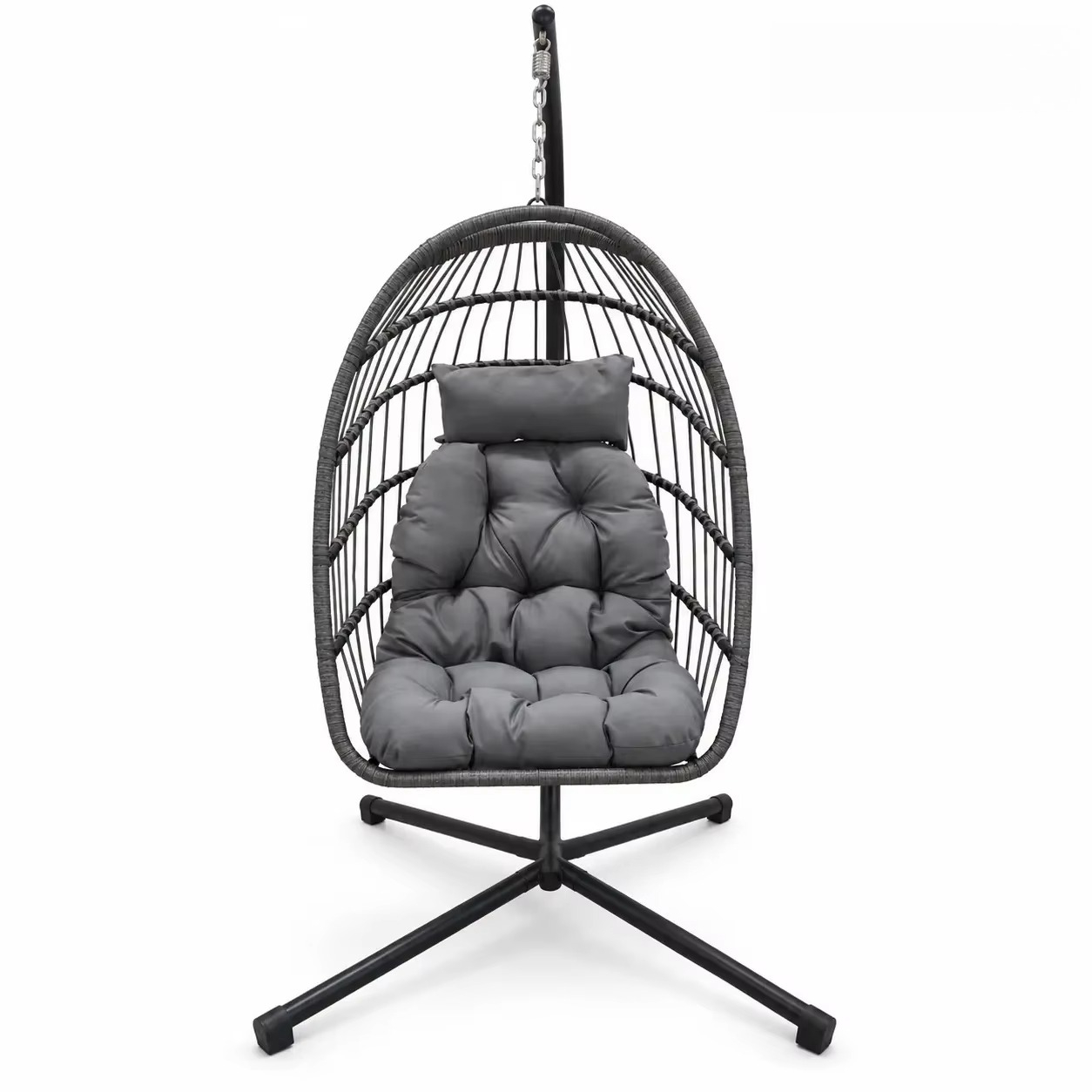 Kids Outdoor Swing Chair - Patio Swing With Stand Outdoor Furniture