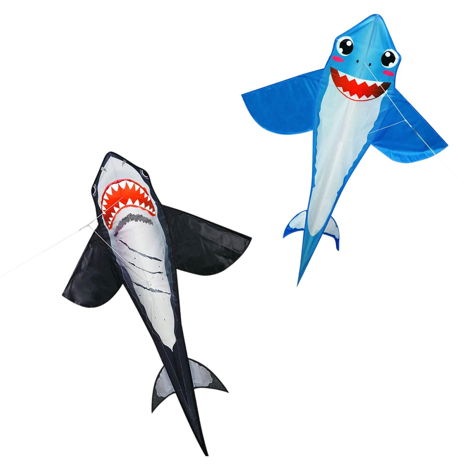 Kite Easy Fly Kids - Huge Easy Flyer Shark Kite for