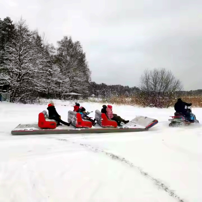 Kids Outdoor Youtube - Heavy Duty Giant Inflatable Toboggan, Snow