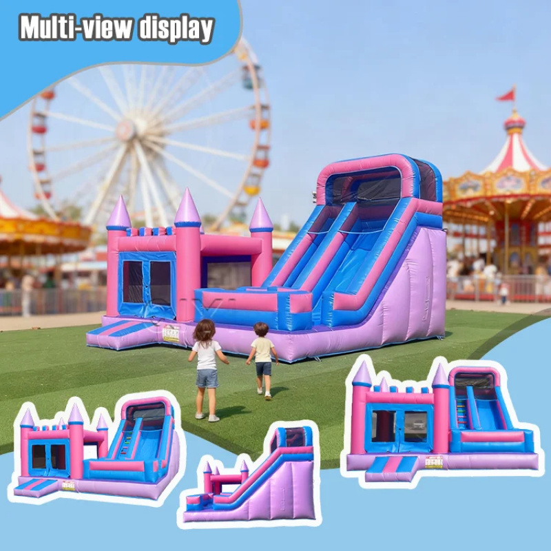 Commercial Bounce House Colorf - Kids Outdoor Slide recension och pris