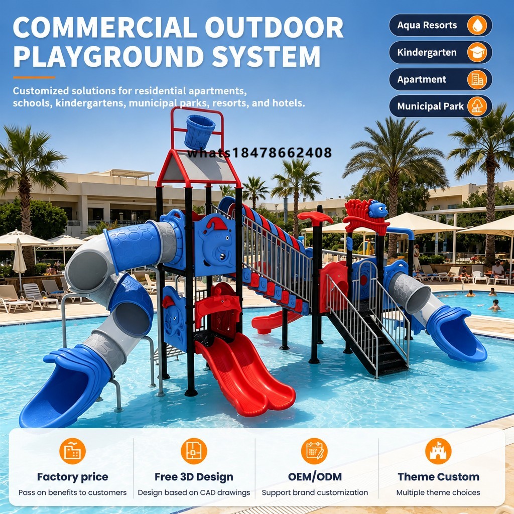 Kids Outdoor Water Park Equipm - Kids Outdoor Slide recension och pris