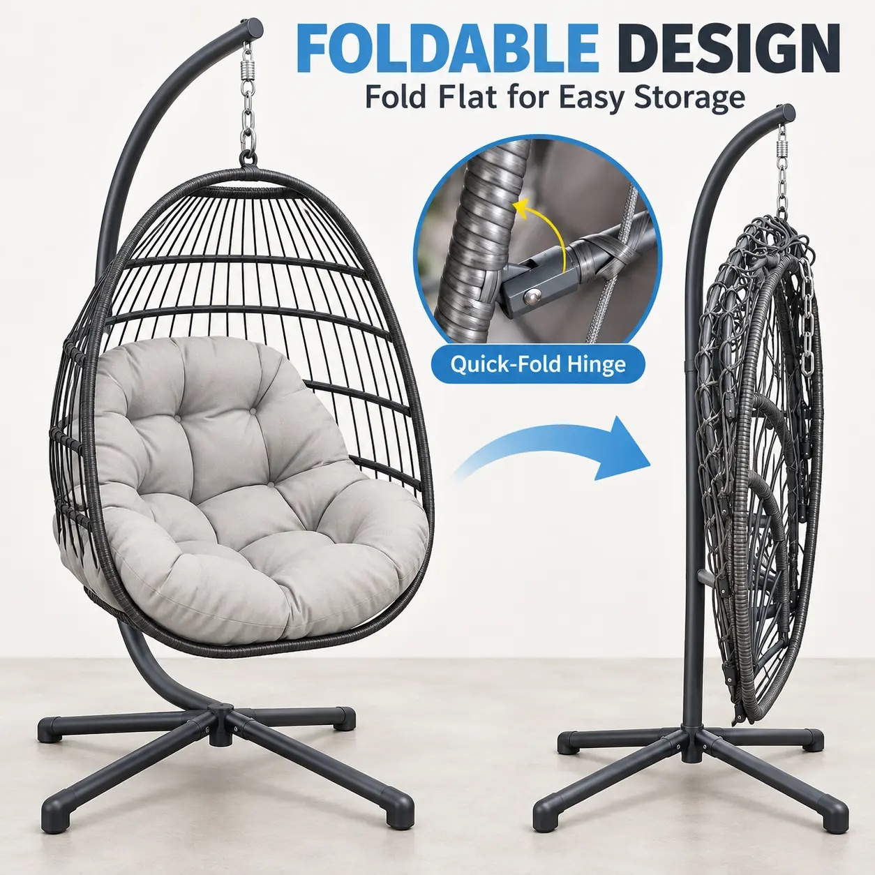 Patio Swing With Stand Outdoor - Kids Outdoor Swing Chair recension och pris