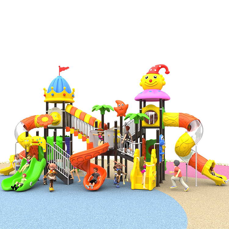 Outdoor Colorful Plastic Slide - Kids Outdoor Adventure Park recension och pris