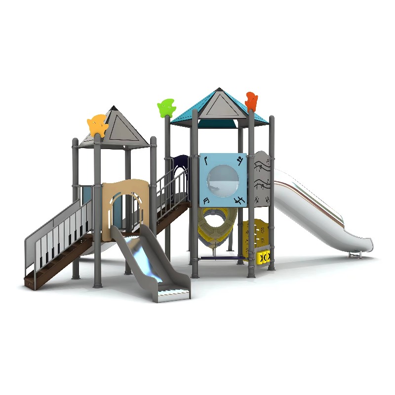 Wooden Outdoor Playground Set  - Kids Outdoor Wooden Playhouse recension och pris