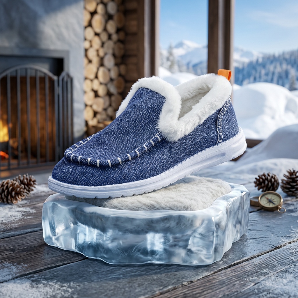 Women Winter Denim Fabric Fuzz - Kids Outdoor Boots recension och pris