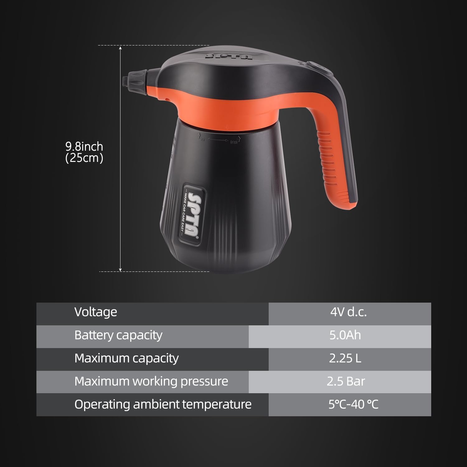 SPTA 2.25L/76 oz Electric Pres - Kids Outdoor Water Sprinkler recension och pris