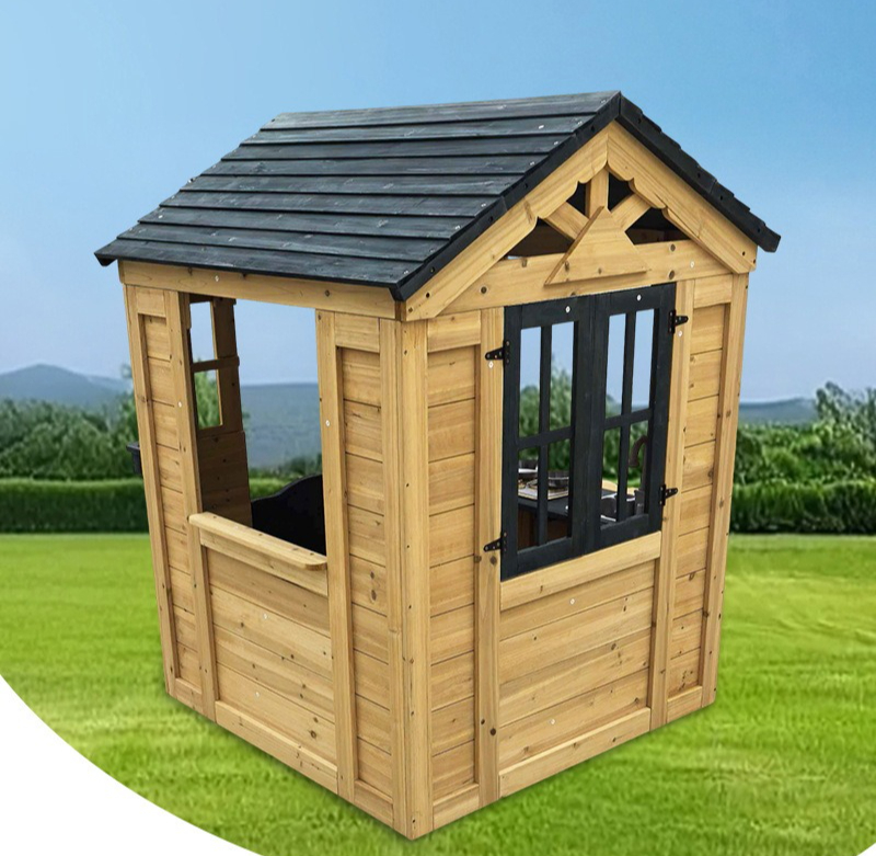 Outdoor Garden Wooden Kids Rol - Kids Outdoor Wooden Playhouse recension och pris