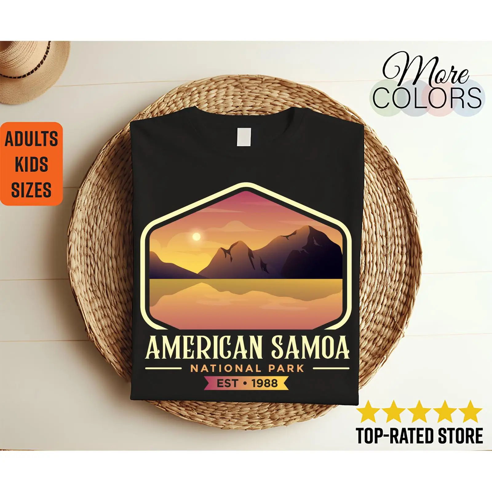 Vintage American Samoa Nationa - Kids Outdoor Adventure Park recension och pris