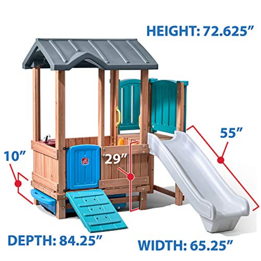 Woodland Adventure Playhouse & - Kids Outdoor Wooden Playhouse recension och pris