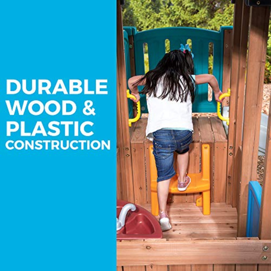 Woodland Adventure Playhouse & - Kids Outdoor Wooden Playhouse recension och pris