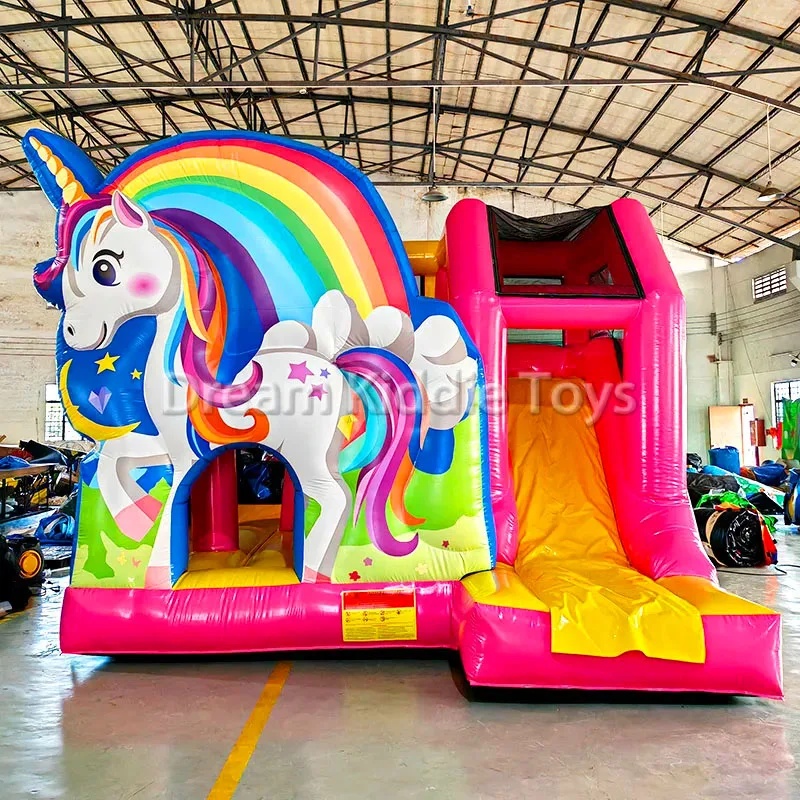 Unicorn Rainbow PVC Inflatable - Kids Outdoor Adventure Park recension och pris