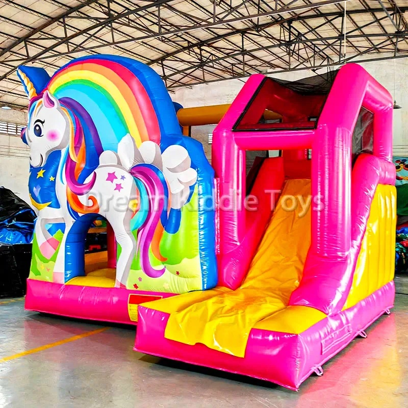 Unicorn Rainbow PVC Inflatable - Kids Outdoor Adventure Park recension och pris