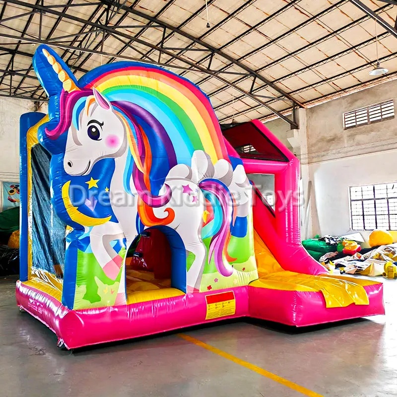 Unicorn Rainbow PVC Inflatable - Kids Outdoor Adventure Park recension och pris