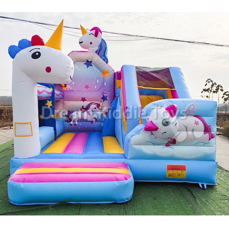 Unicorn Rainbow PVC Inflatable - Kids Outdoor Adventure Park recension och pris