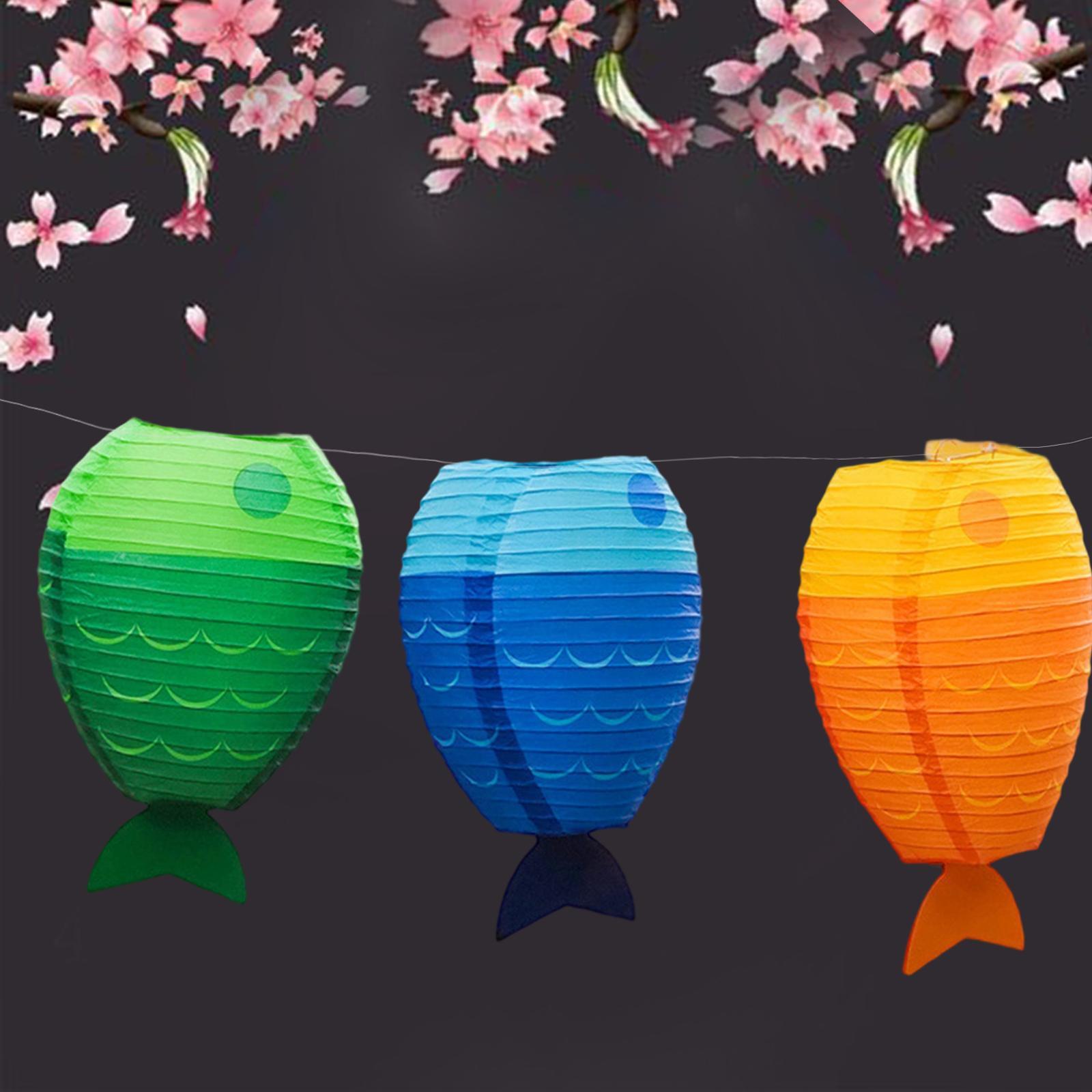 Fish Paper Lantern Cute Craft  - Kids Outdoor Decor recension och pris