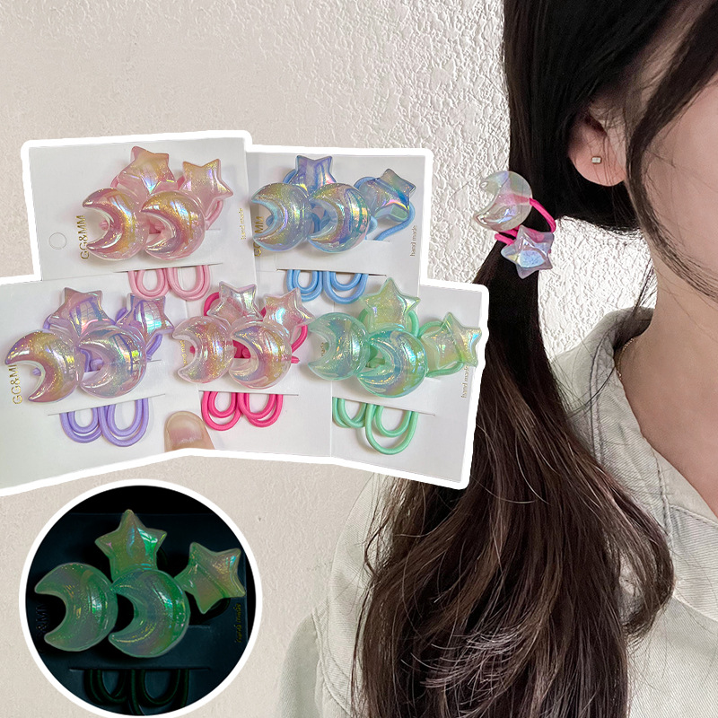 Hair Tie Elastic Moon Star Col - Kids Outdoor Decor recension och pris