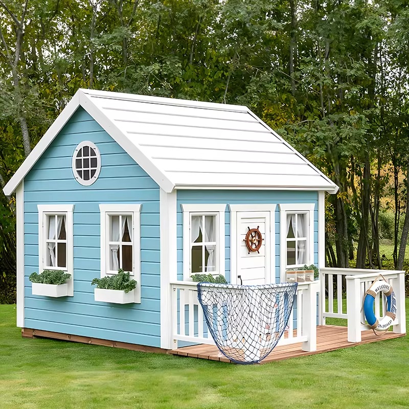 Outdoor Garden Cubby House Chi - Kids Outdoor Wooden Playhouse recension och pris